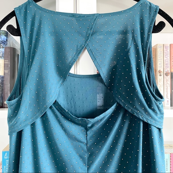 Rock & Republic Dark Green Studded Tunic Top - Picture 14 of 16